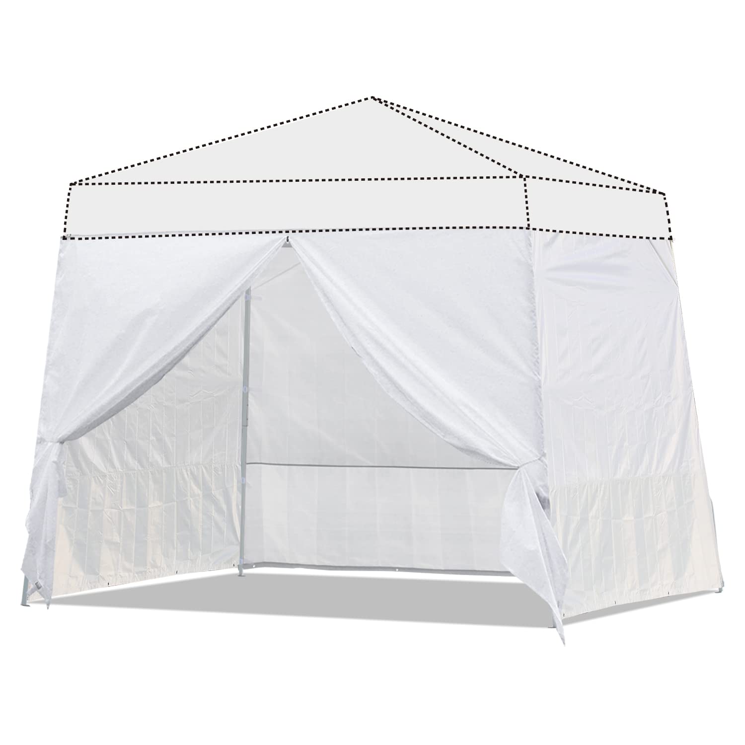 Amazon.com : ABCCANOPY Slant Leg Side Wall 10x10ft base